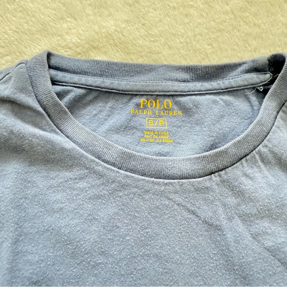 Polo by Ralph Lauren Men's Blue Short Sleeve Tee